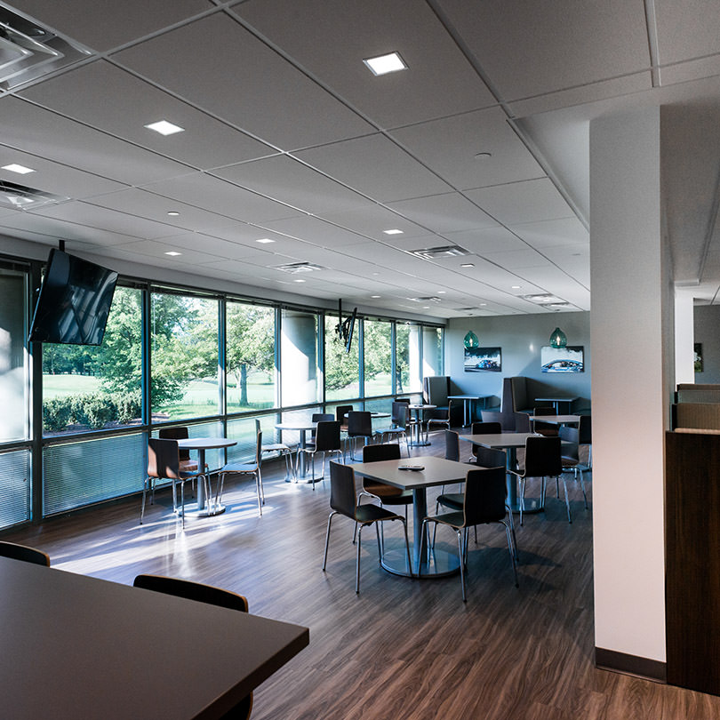 Our Modern and Spacious Breakroom