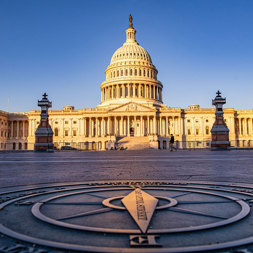 Sunset at the U.S. Capitol