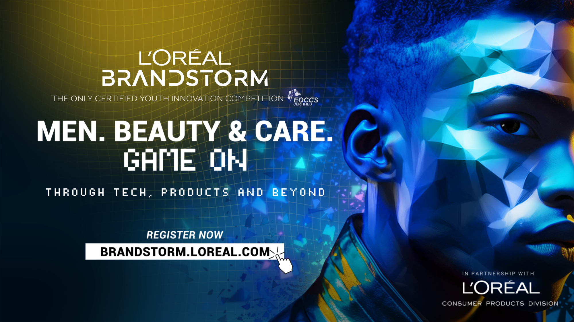 Brandstorm - Men. Beauty & Care. GAME ON.